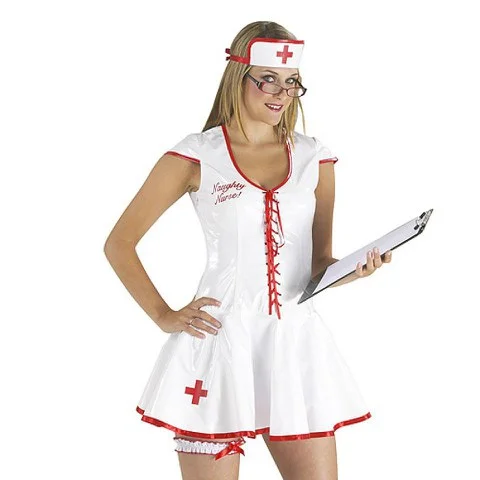Naughty Nurse PVC Uniform - S Image 1