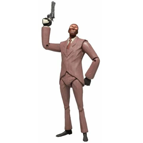 Team Fortress 7 Inch Action Figure Series 3 - Red Spy Image 1