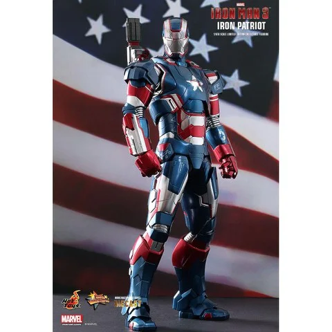 Hot Toys Iron Man 3 Iron Patriot Figure Image 1