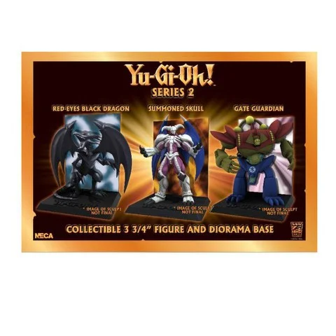 Neca Yu-Gi-Oh Series 2 - Red Eyes Black Dragon 3 3/4 Inch Figure With Deluxe Display Image 1