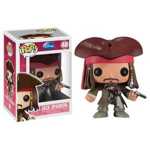 Disney Pirates Of The Caribbean Jack Sparrow Pop! Vinyl Figure Image 1