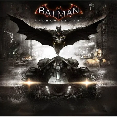 Hot Wheels Elite Batman Arkham Knight Batmobile 1:43 Scale Model Image 1