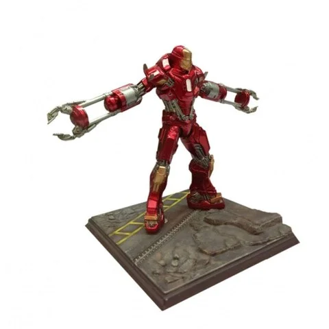 Dragon Action Heroes Marvel Iron Man Mark 35 Red Snapper 1:24 Scale Pre Built Model Image 1