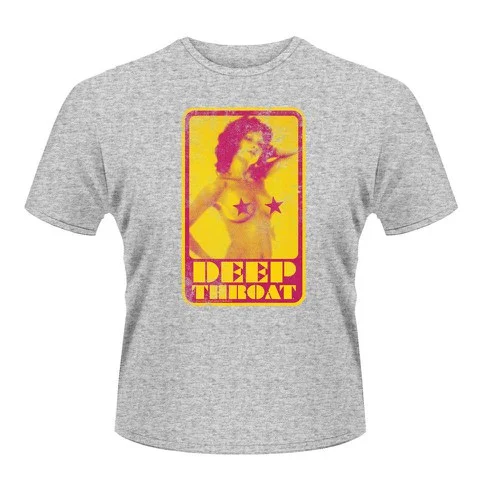 Deep Throat Retro Men's T-Shirt - S - Grey Image 1