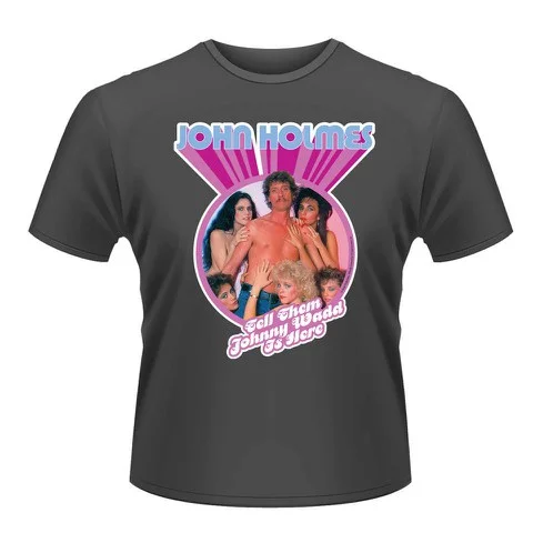 John Holmes Johnny Wadd Men's T-Shirt - S - Grey Image 1