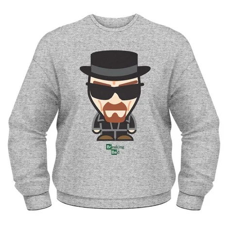 Breaking Bad Sweatshirt - Heisenberg Minion - S - Grey Image 1