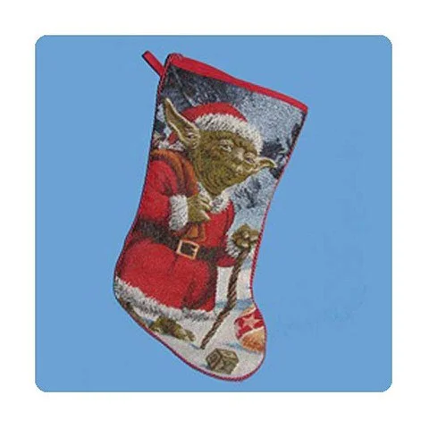 Star Wars Santa Yoda Christmas Stocking Image 1