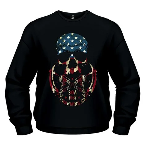 Sons of Anarchy Sweatshirt - Skull - S - Black Image 1