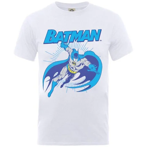 DC Comics Men's Batman Leap T-Shirt - White - S - White Image 1