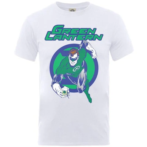 DC Comics Men's Green Lantern T-Shirt - White - S - White Image 1
