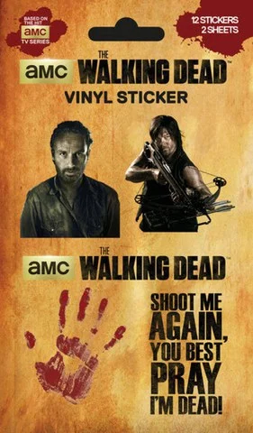 The Walking Dead Vinyl - Sticker Pack Image 1