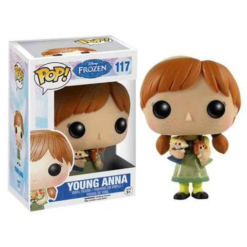 Disney Frozen Young Anna Pop! Vinyl Figure Image 1
