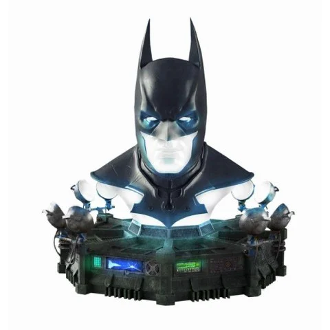 Sideshow Collectibles DC Comics Arkham Origins Batman Cowl Prop Replica Image 1