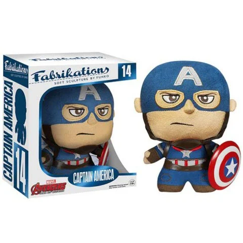 Marvel Avengers: Age of Ultron Captain America Fabrikations Plush Figure Image 1