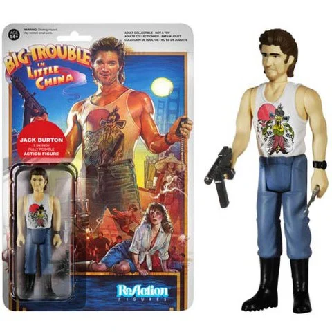 ReAction Big Trouble in Little China Jack Burton 3 3/4 Inch Action Figure Image 1