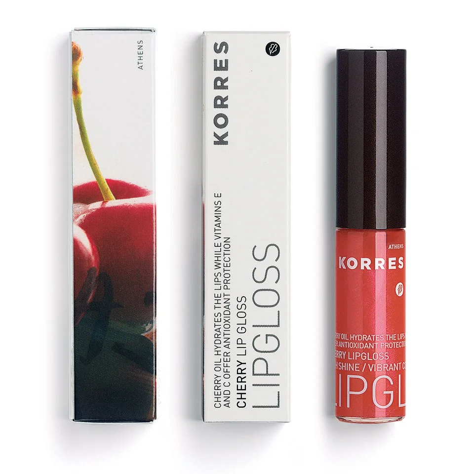 KORRES Cherry Lip Gloss - 44 Orange Image 1