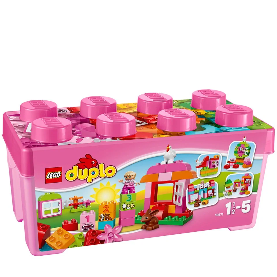 LEGO DUPLO Creative Play: All-in-One-Pink-Box-of-Fun (10571) Image 1