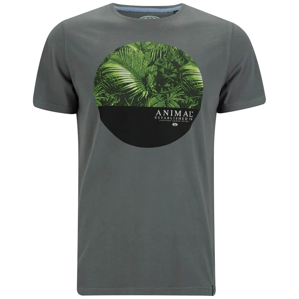 Animal Men's Lamary Graphic T-Shirt - Pewter - S - Green Image 1