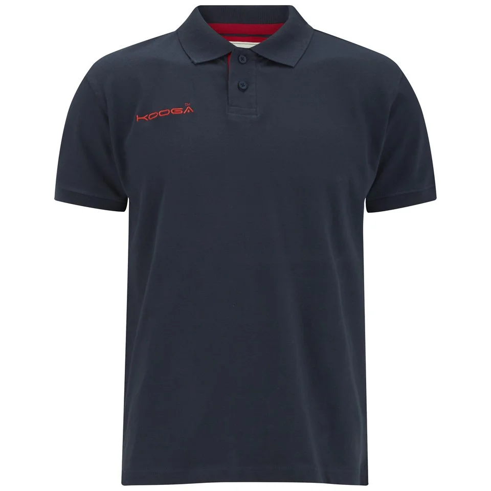 Kooga Men's Pique Polo Shirt - Navy - S - Blue Image 1