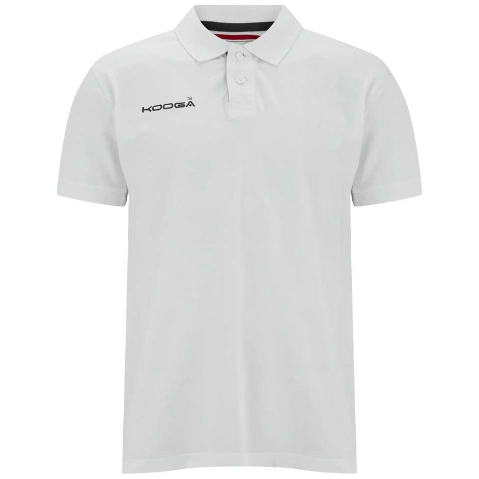 Kooga Men's Pique Polo Shirt - White - S - White Image 1
