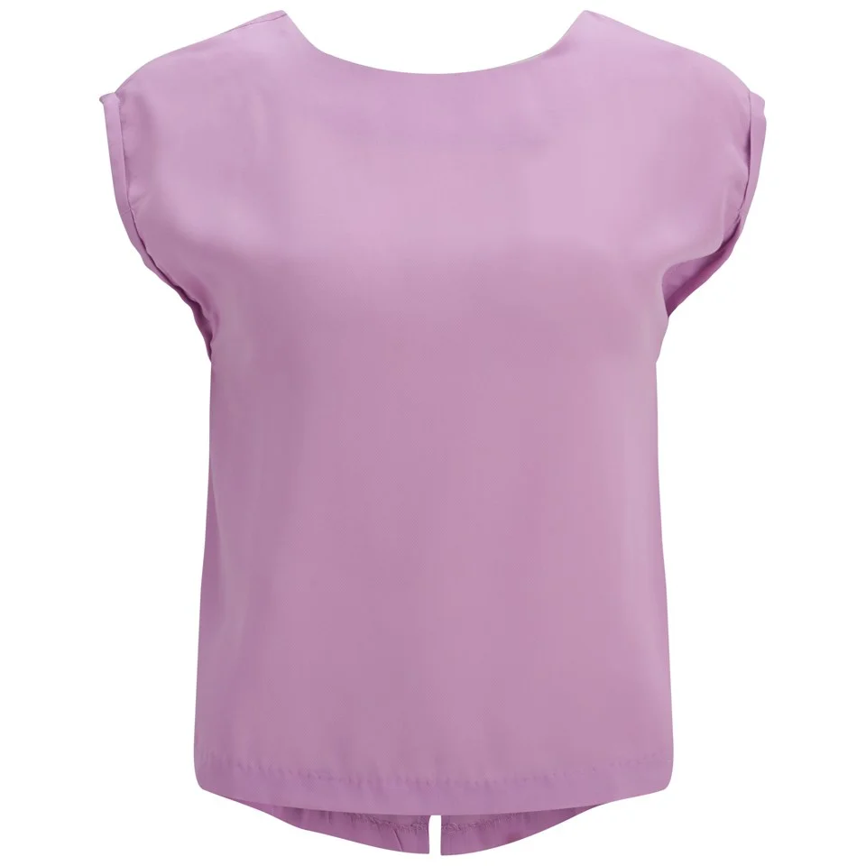 Vero Moda Women's Selma Top - Smoky Grape - UK 8 - Purple Image 1