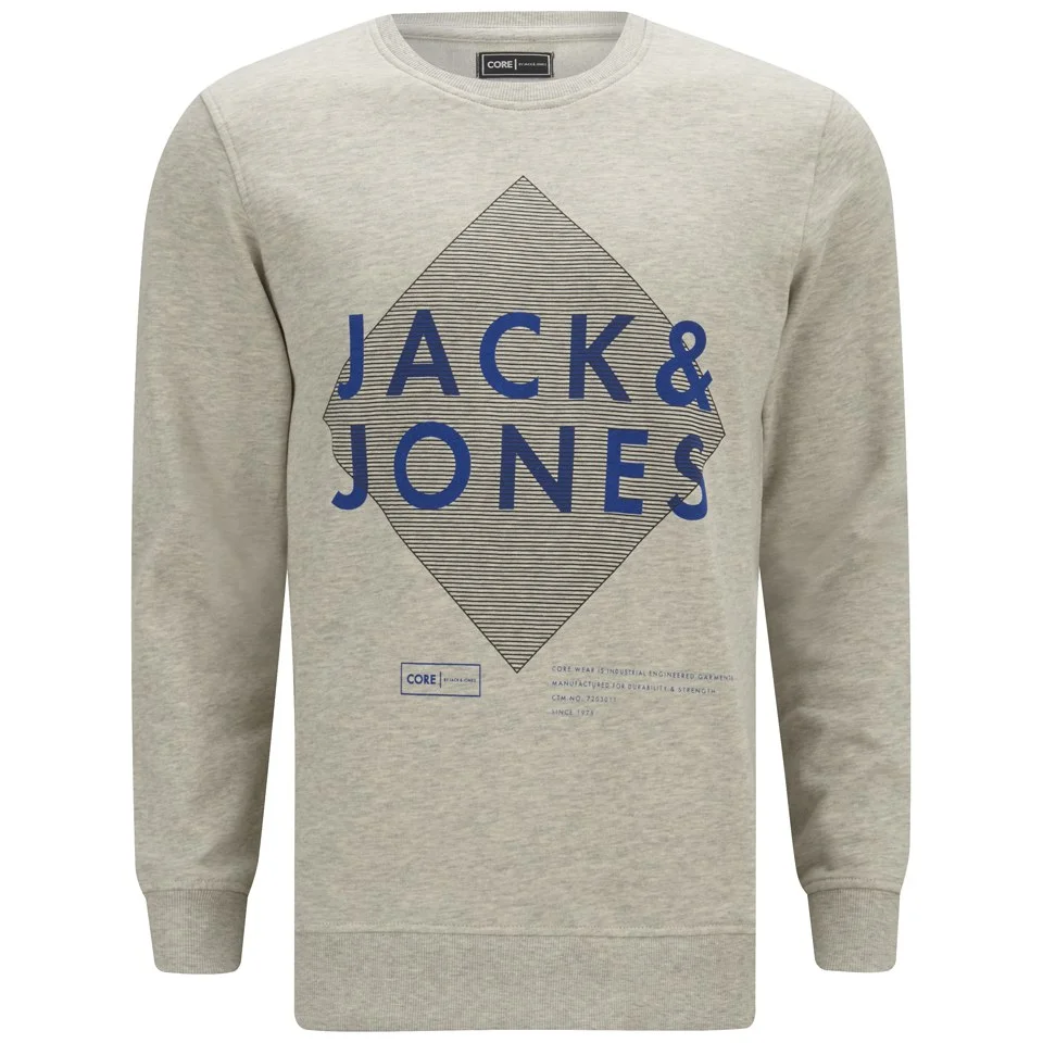Jack & Jones Men's Covan Sweatshirt - Treated White - S - White Image 1