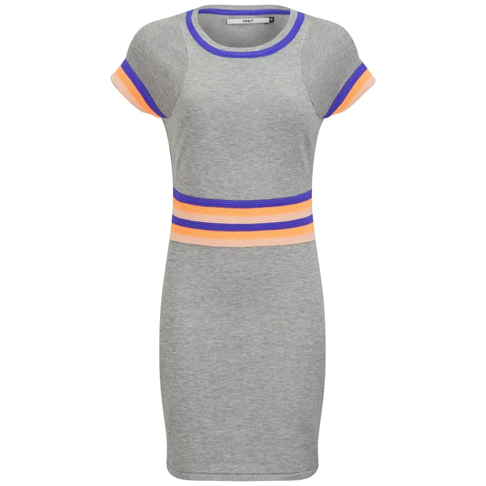 ONLY Women's Stanhope Sporty Shift Dress - Grey - XS/UK 6 - Grey Image 1