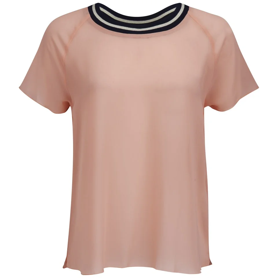 ONLY Women's Lill Sporty Top - Peach - 34/UK 6 - Peach Image 1