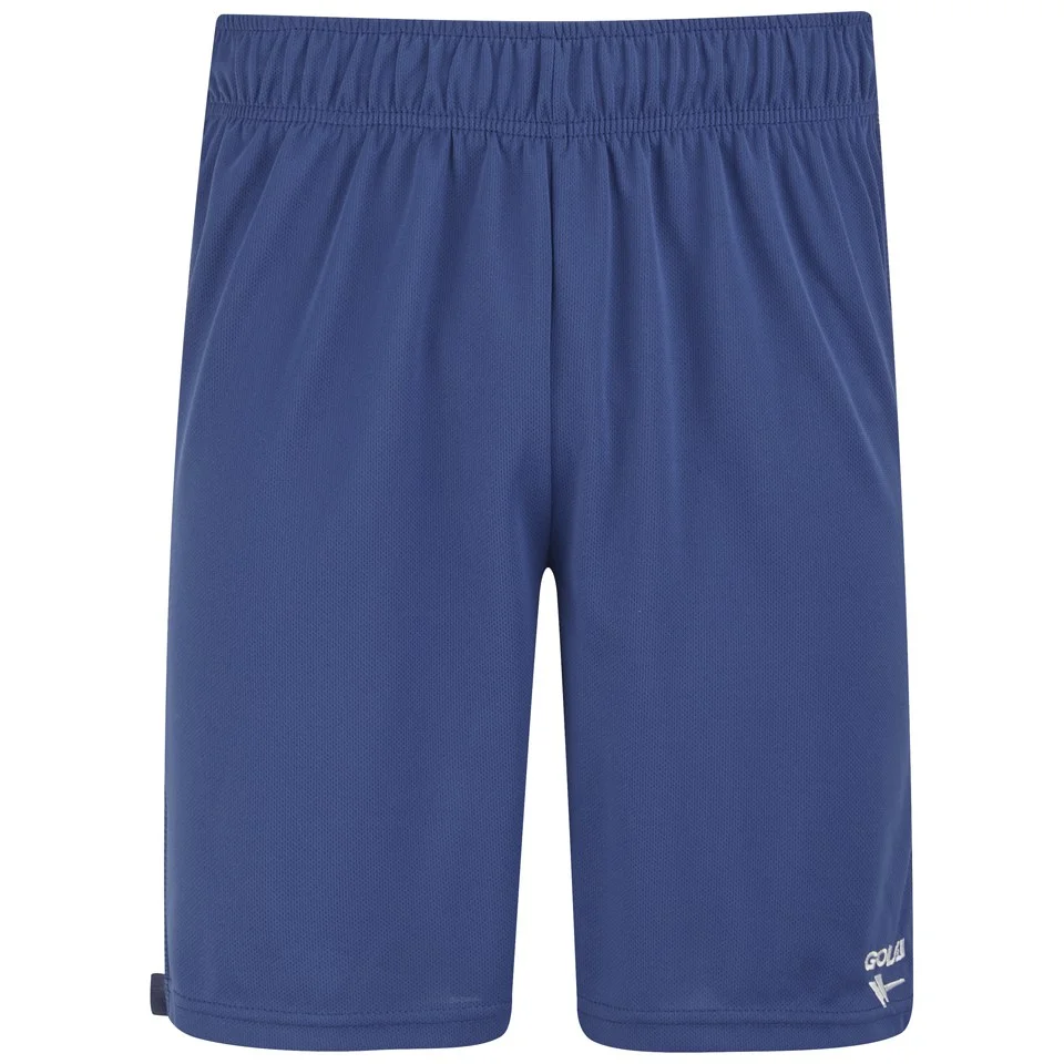 Gola Men's Field Block Football Shorts - True Blue/White - S - Blue Image 1