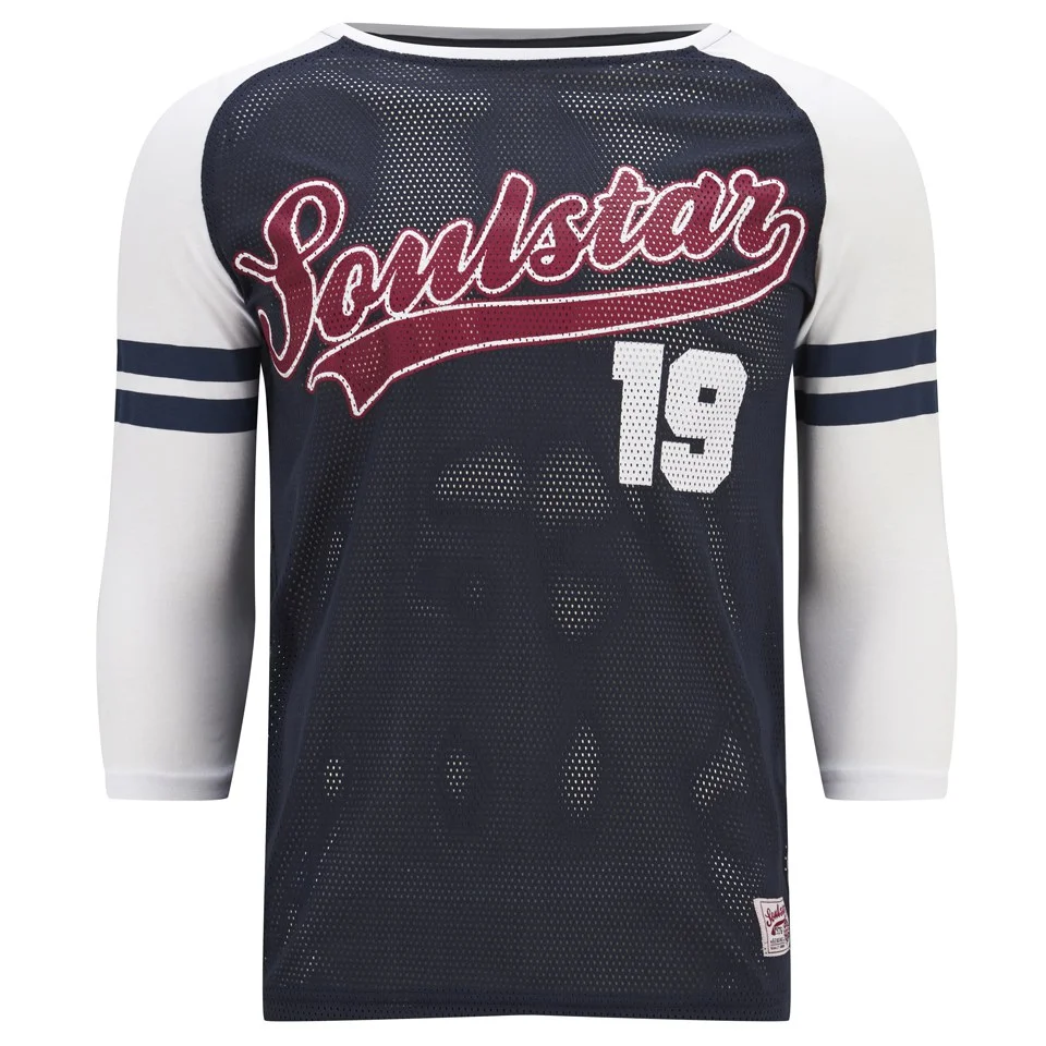 Soul Star Men's Mt Dodders Soulstar 19 T-Shirt - Navy - S - Blue Image 1