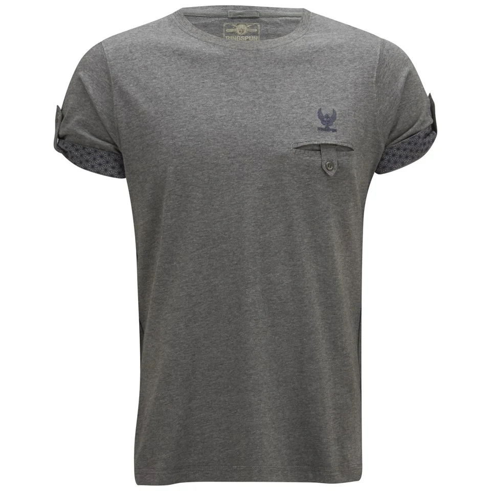 Ringspun Men's Herd T-Shirt - Grey Marl - S - Grey Image 1