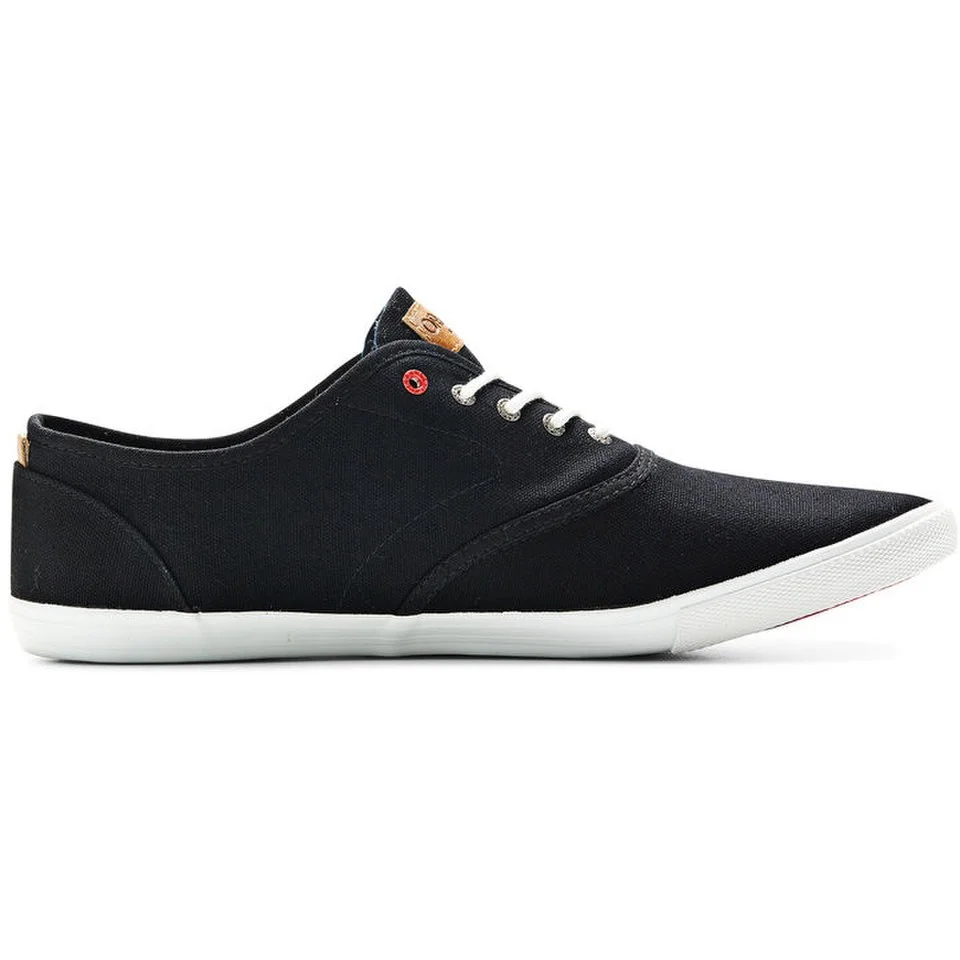 Jack & Jones Men's Spider Basic Canvas Trainers - Black - UK 6 - Black Image 1