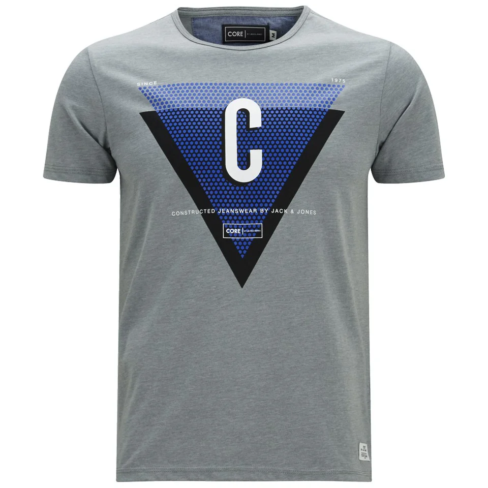 Jack & Jones Men's Core Now T-Shirt - Monument - S - Blue Image 1