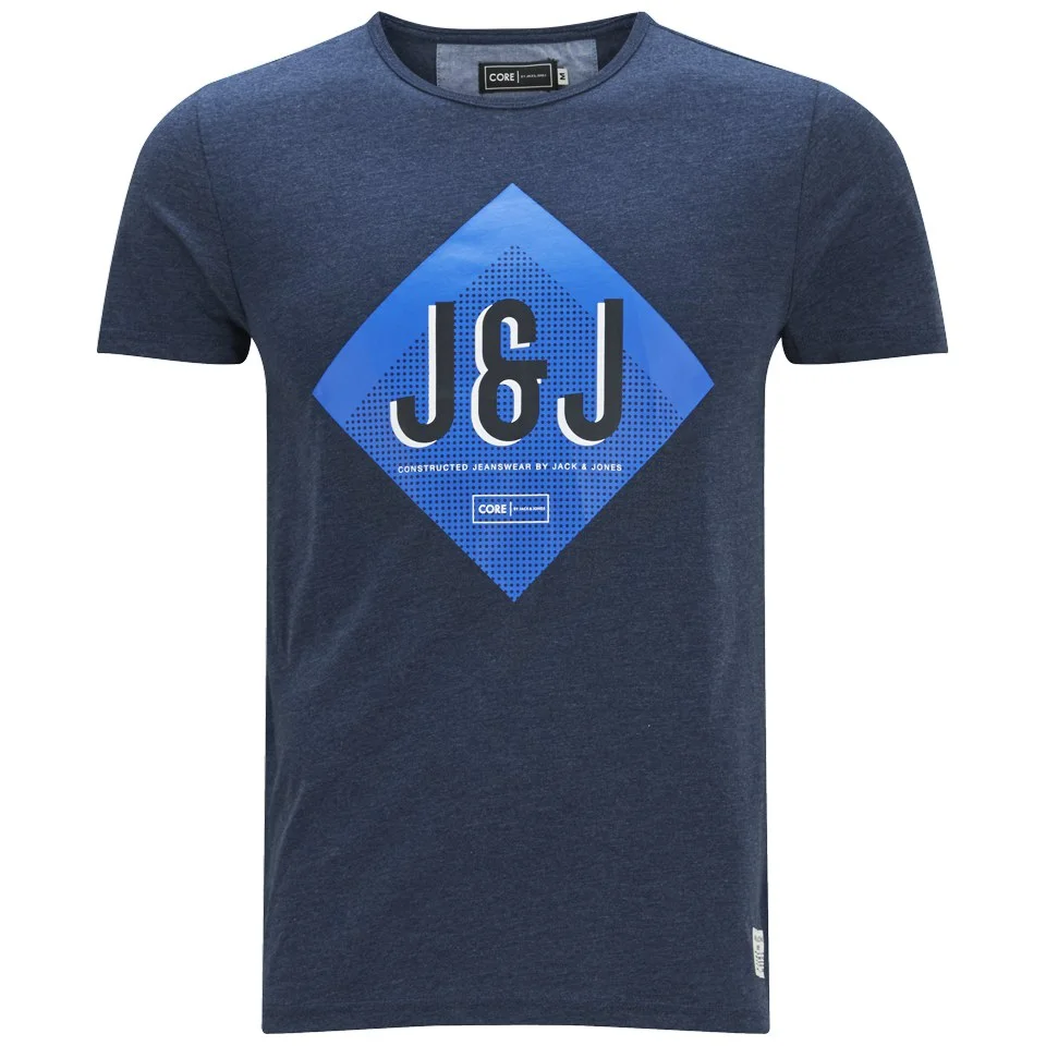 Jack & Jones Men's Core Now T-Shirt - Dress Blue - S - Blue Image 1