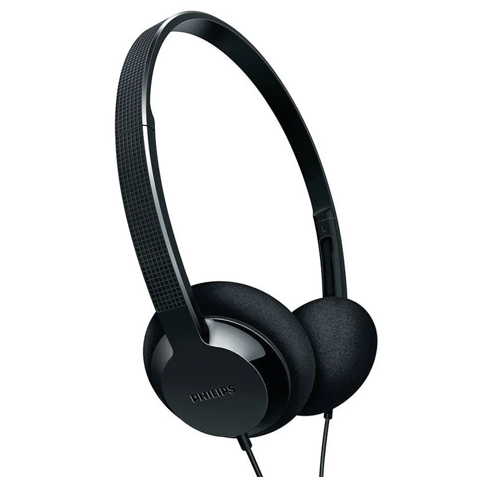 Philips SHL1000/10 Lightweight Headphones - Black - Grade A Refurb Image 1