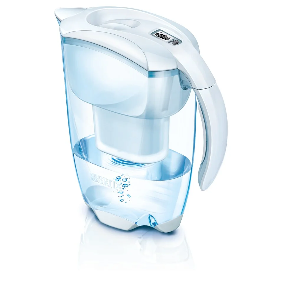 BRITA Elemaris Meter Cool Water Filter Jug - White (2.4L) Image 1