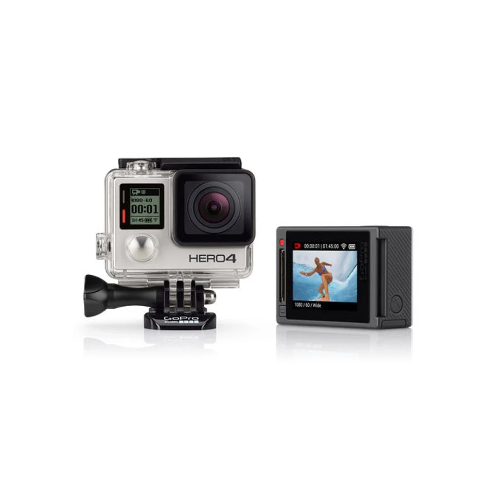 GoPro Hero4 Action Camcorder - Silver Image 1