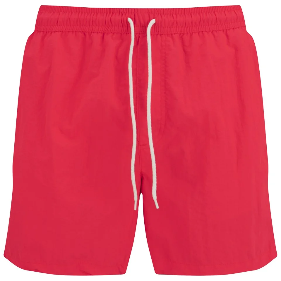 Jack & Jones Men's Originals Malibu Swim Shorts - Fiery Coral - S - Coral Image 1