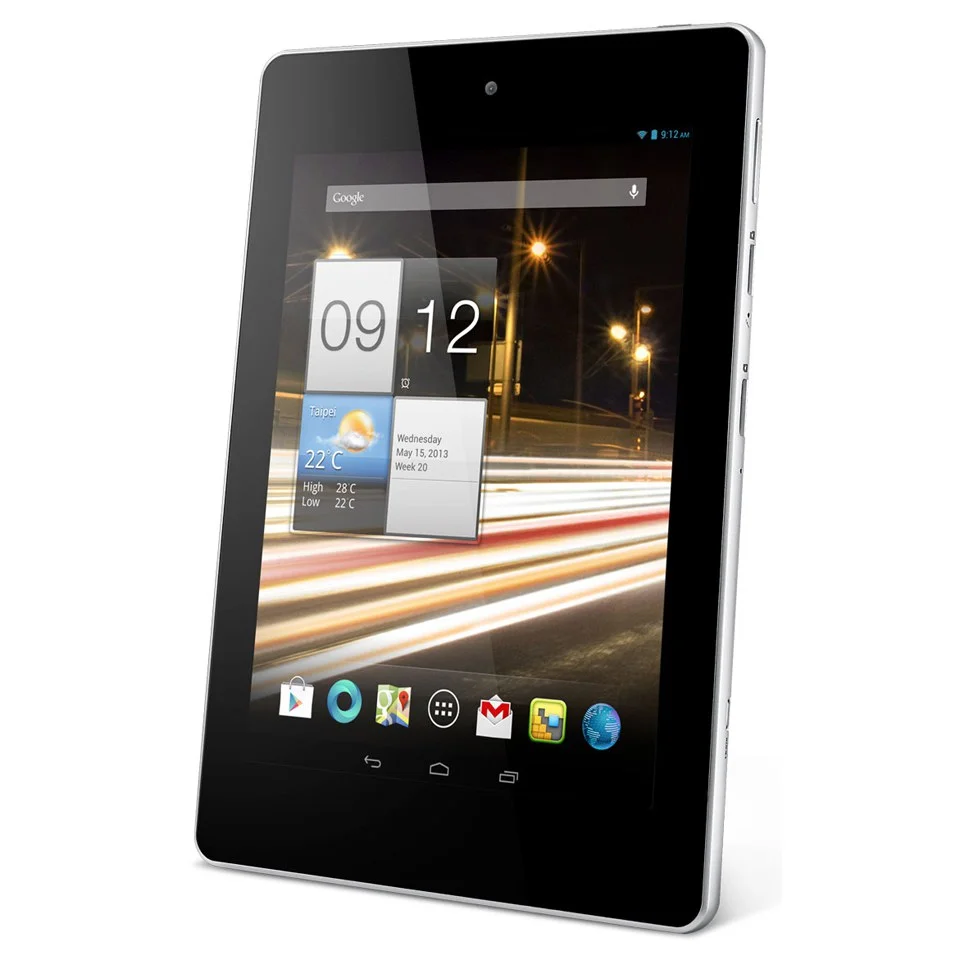 Acer Iconia B1-710 7 Inch Touch Screen Tablet with Webcam - White Image 1