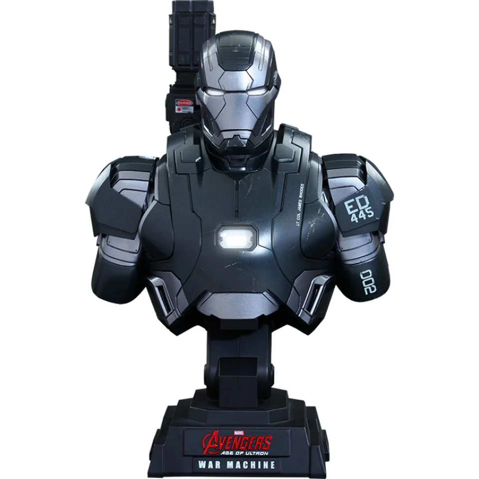 Hot Toys Marvel Age of Ultron War Machine Mark II 1:4 Scale Bust Image 1