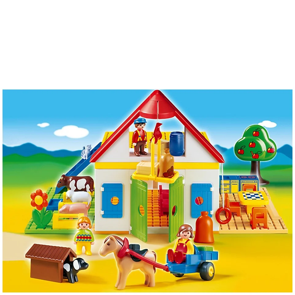 Playmobil 1.2.3 Large Farm (6750) Image 1