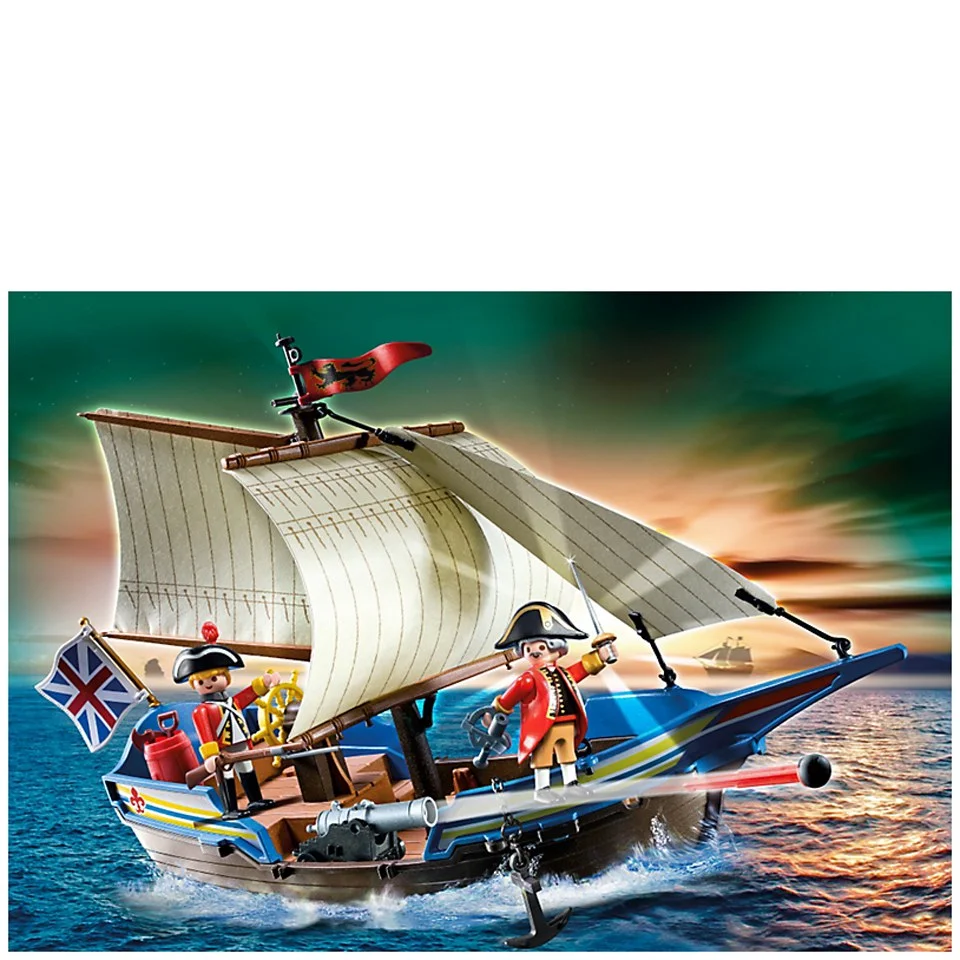 Playmobil Pirates Redcoat Battle Ship (5140) Image 1