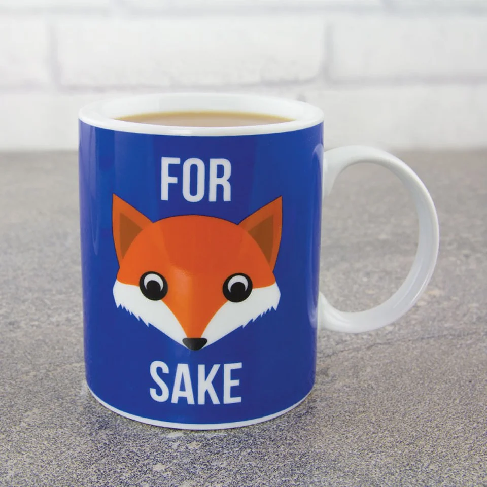 For Fox Sake Mug Image 1