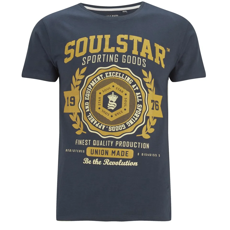 Soul Star Men's Tippolio T-Shirt - Navy - S - Blue Image 1