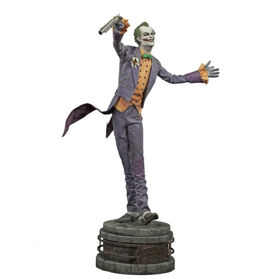 Sideshow Collectibles DC Comics Batman Arkham Asylum Joker Premium Format Statue Image 1