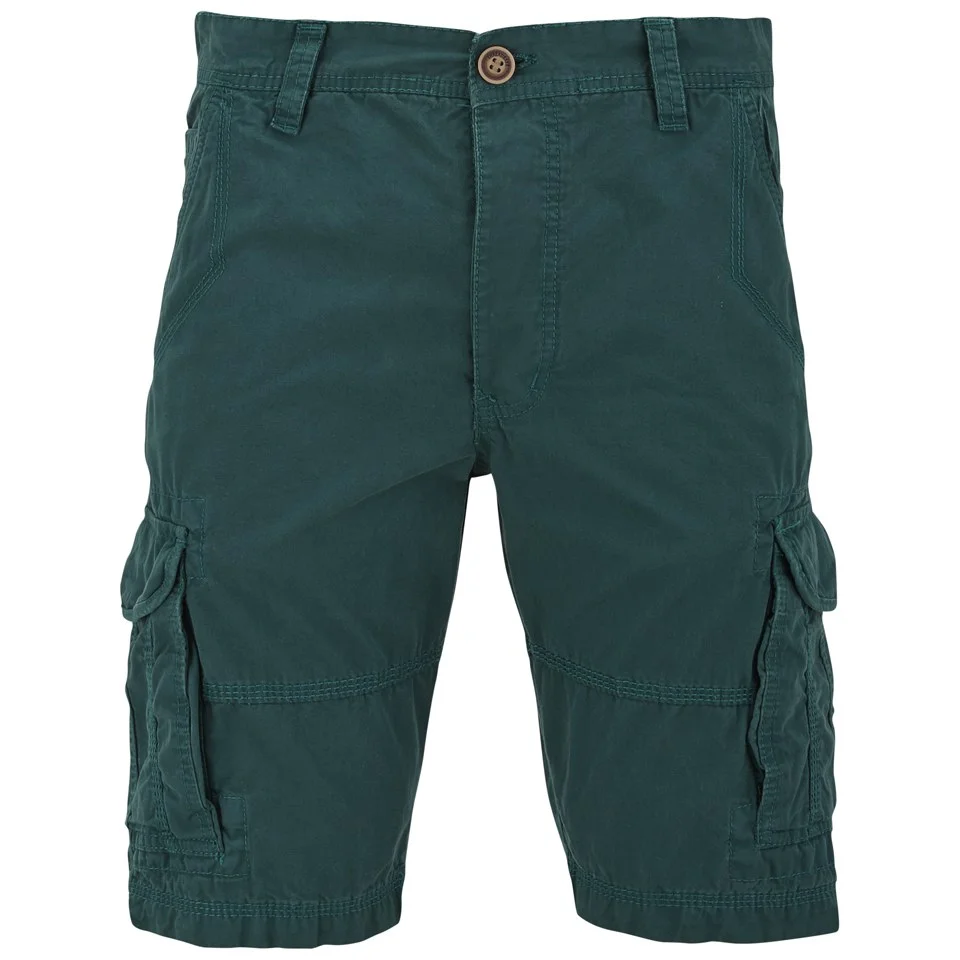 Threadbare Men's Fargo Cargo Shorts - Teal - S - Teal Image 1