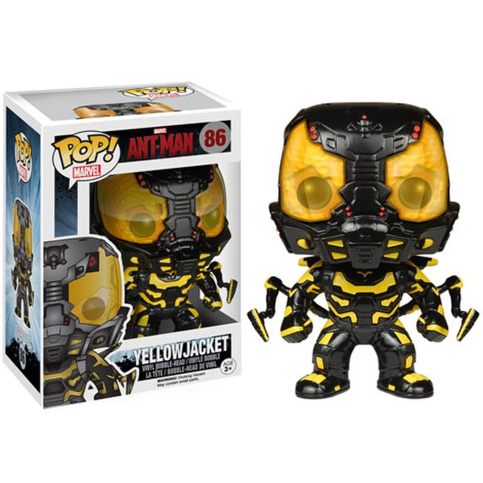 Marvel Ant Man Yellowjacket Pop! Vinyl Bobble Head Figure Image 1