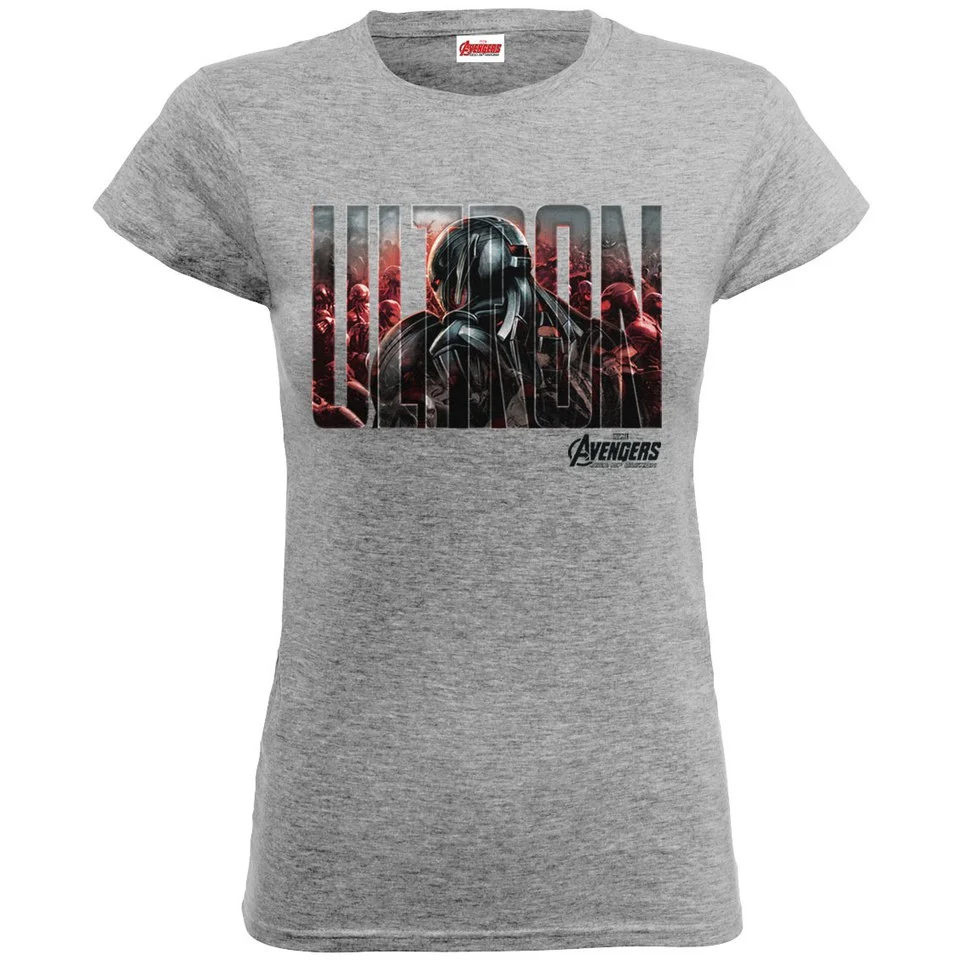 Marvel Women's Avengers Age of Ultron Ultron T-Shirt - Heather Grey - S - Grey Image 1