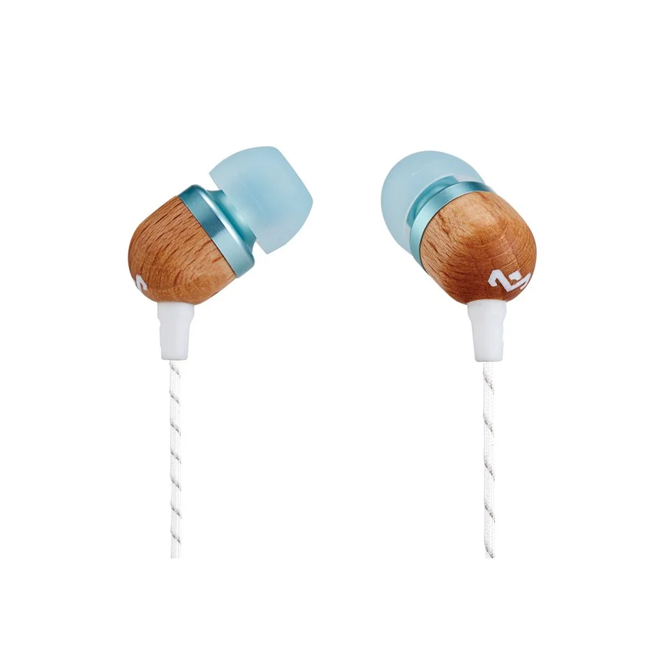The House of Marley Smile Jamaica Earphones (Includes In-Line 1 Button Mic) - Sky Image 1