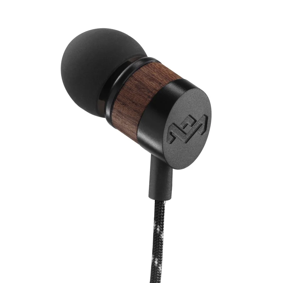 The House of Marley Uplift Earphones (Includes In-Line 1 Button Mic) - Midnight Image 1